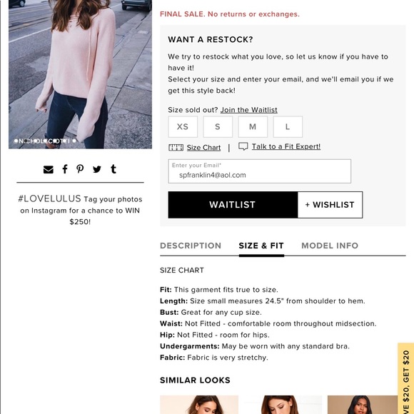 Lulus Welcome Home Peach Lace-Up Sweater - Picture 3 of 6